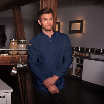 KARLOWSKY | Bluza kucharska Green-Generation - Stalowoniebieski - Rozmiar: 50 - Prime Gastro