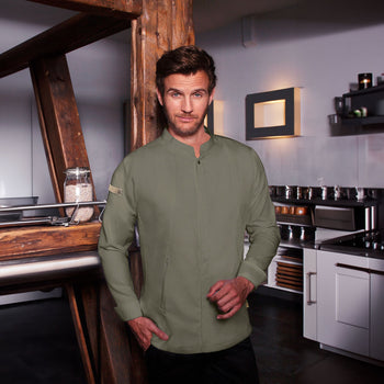 KARLOWSKY | Bluza kucharska Green-Generation - Szałwia - Rozmiar: 60 - Prime Gastro