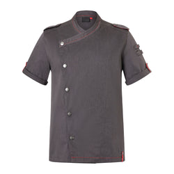 KARLOWSKY | Bluza kucharska z krótkim rękawem w stylu denim ROCK CHEF® - Stage2 - Rozmiar: 46