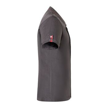 KARLOWSKY | Bluza kucharska z krótkim rękawem w stylu denim ROCK CHEF®-Stage2 - Rozmiar: 62 - Prime Gastro