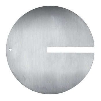 Płyta na mięso do szpikulców dla kebaba z otworem - Ø 200 mm - Prime Gastro