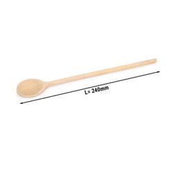 Łyżka kuchenna z drewna - długość: 24 cm