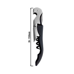 (6 sztuk) Nóż kelnerski - Bar Professional - 12 cm - czarny
