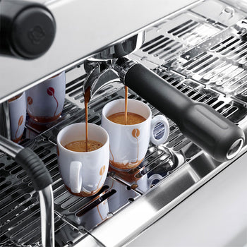 Ekspres z portafiltrem - 2 grupy - włącznie z systemem wstępnej infuzji - Prime Gastro