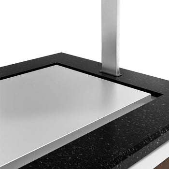 Lada bufetowa chłodnicza DUBLIN - 1600 mm - z płytą chłodniczą & kółkami - Prime Gastro