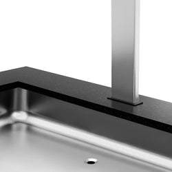 Lada bufetowa grzewcza DUBLIN - 2000 mm - z bemarem & kółkami - do 5x GN 1/1