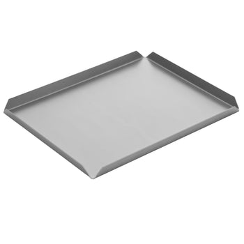 (5 szt.) Aluminiowa taca cukiernicza & prezentacyjna - 300x200x10mm - srebrna - Prime Gastro