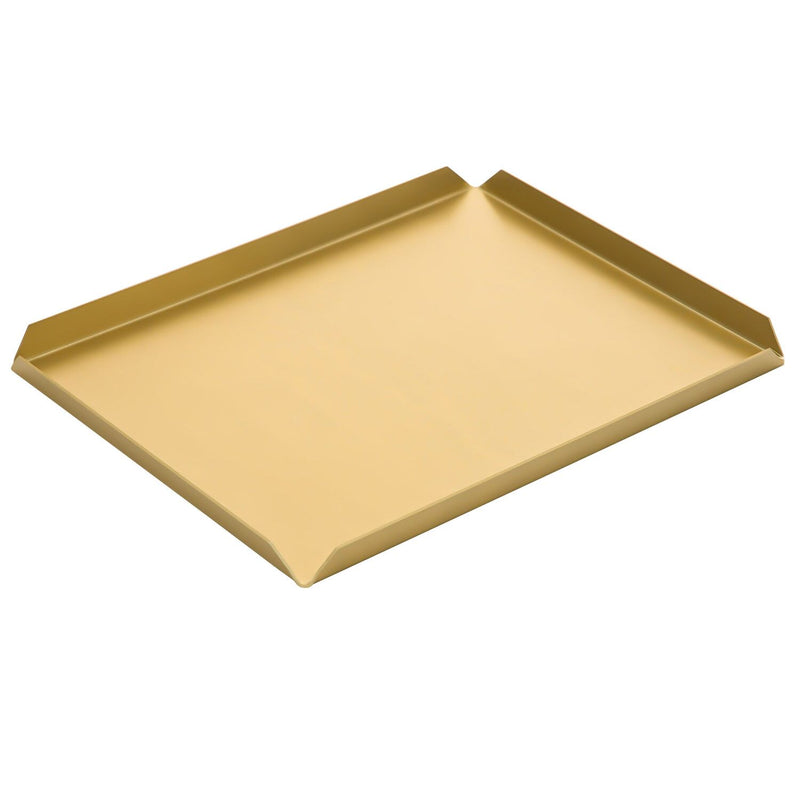 (5 szt.) Aluminiowa taca cukiernicza & prezentacyjna - 300x200x10mm - szampańska