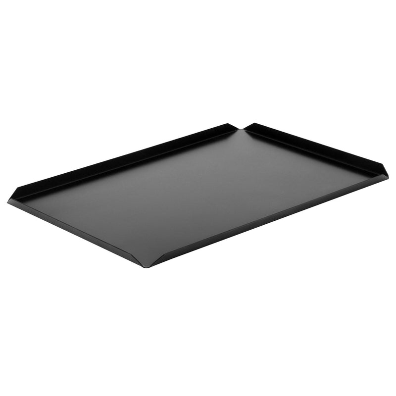 (5 szt.) Aluminiowa taca cukiernicza & prezentacyjna - 500x100x10mm - Czarna