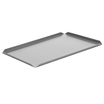 (5 szt.) Aluminiowa taca cukiernicza i prezentacyjna - 600x150x10mm - srebrna - Prime Gastro
