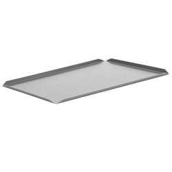 (5 szt.) Aluminiowa taca cukiernicza & prezentacyjna - 700x150x10mm - srebrna