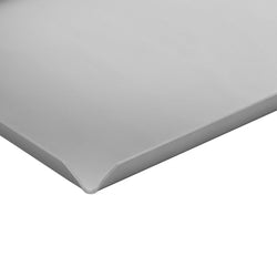 (5 szt.) Aluminiowa taca cukiernicza & prezentacyjna - 700x150x10mm - srebrna