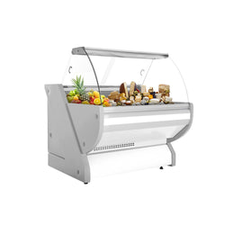 Lada chłodnicza - 1100 mm - z oświetleniem - panel przedni w kolorze białym