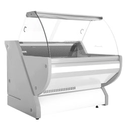 Lada chłodnicza - 1100 mm - z oświetleniem - panel przedni w kolorze białym