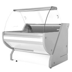 Lada chłodnicza - 1100 mm - z oświetleniem - panel przedni w kolorze białym