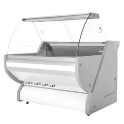 Lada chłodnicza - 1300 mm - z oświetleniem - panel przedni w kolorze białym