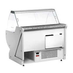 Lada chłodnicza - 1300 mm - z podświetleniem - panel przedni w kolorze żółtym