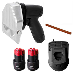 Nóż do kebaba - Bezprzewodowy - Wydajność: 60kg/dzień - Ø 100mm - inkl. zasilacz - inkl. kamień szlifierski do ostrzenia noży - inkl. 2 baterie