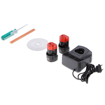 Akumulatorowa krajalnica do kebaba - wydajność: 60 kg/dzień - włącznie z 2 akumulatorami, nożem do cięcia i kamieniem do ostrzenia - Prime Gastro