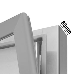 Kombinacja chłodziarko - zamrażarki PREMIUM - z wbudowaną zamrażarką szokową - GN 2/1 + GN 1/1 - 1400 litrów - 1 drzwi & 2 półdrzwi ze stali nierdzewnej