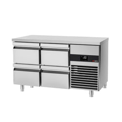 Stół Chłodniczy PREMIUM - 1400x700 mm - z 4 szufladami