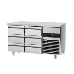 Stół chłodniczy PREMIUM - 1400x700mm - 6 szuflad