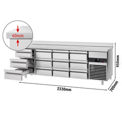 Refrigerated tables - depth 700 - Premium