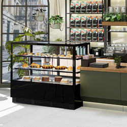 Witryny ekspozycyjne na ciasta - 1500 mm - z oświetleniem LED & 2 półkami