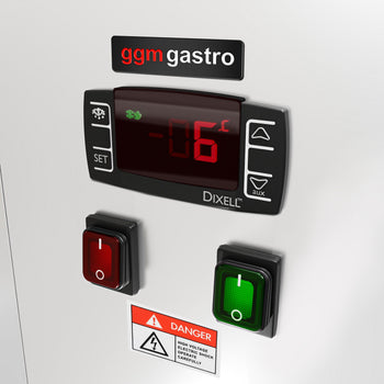 Witryny ekspozycyjne na ciasta - 1800 mm - z oświetleniem LED & 2 półkami - Prime Gastro