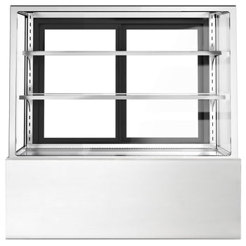 Witryny ekspozycyjne na ciasta - 1200 mm - z oświetleniem LED & 2 półkami - Prime Gastro