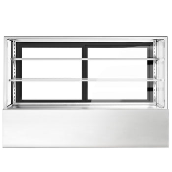 Witryny ekspozycyjne na ciasta - 1800 mm - z oświetleniem LED & 2 półkami - Prime Gastro