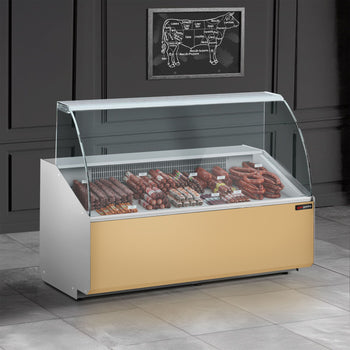 Lada chłodnicza - 1600 mm - Beżowy panel przedni - Prime Gastro