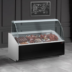 Lada chłodnicza - 1600 mm - Panel przedni w kolorze czarnym