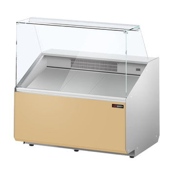 Lada chłodnicza - 1000 mm - Beżowy panel przedni - Prime Gastro