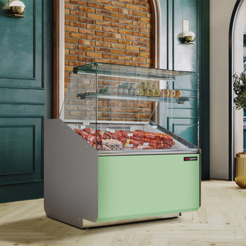 Lada chłodnicza - 1000 mm - 280 W - Standard z czarnym panelem przednim - Prime Gastro