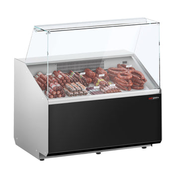 Lada chłodnicza - 1000 mm - Panel przedni w kolorze czarnym - Prime Gastro