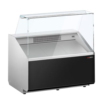 Lada chłodnicza - 1000 mm - Panel przedni w kolorze czarnym - Prime Gastro