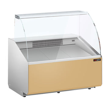 Lada chłodnicza - 1000 mm - Beżowy panel przedni - Prime Gastro