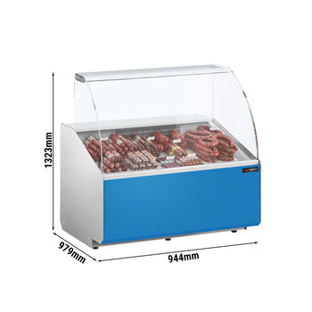 Lada chłodnicza - 1000 mm - jasnoniebieski	panel przedni - Prime Gastro