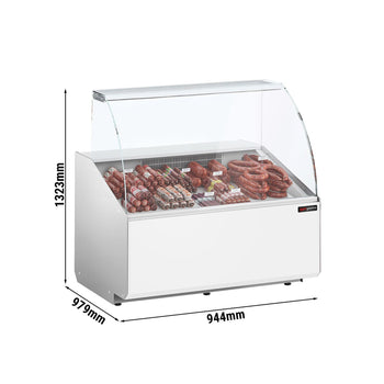 Lada chłodnicza - 1000 mm - Biały panel przedni - Prime Gastro