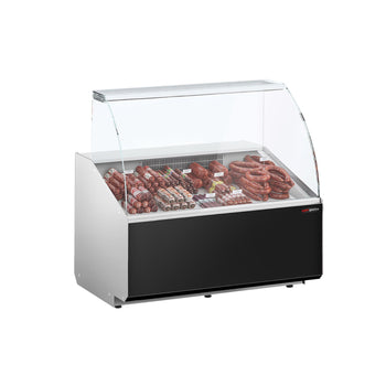 Lada chłodnicza - 1000 mm - Panel przedni w kolorze czarnym - Prime Gastro