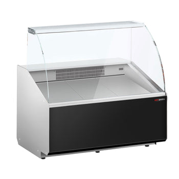 Lada chłodnicza - 1000 mm - Panel przedni w kolorze czarnym - Prime Gastro