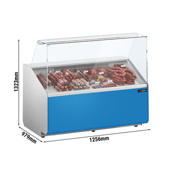 Lada chłodnicza - 1300 mm - jasnoniebieski panel przedni - Prime Gastro