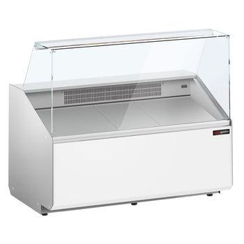 Lada chłodnicza - 1300 mm - Biały panel przedni - Prime Gastro