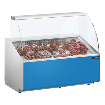 Lada chłodnicza - 1300 mm - jasnoniebieski panel przedni - Prime Gastro