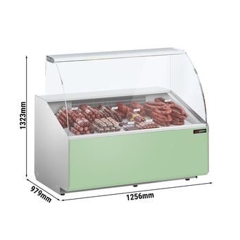 Lada chłodnicza - 1600 mm - 460 W - Standard z czarnym panelem przednim - Prime Gastro