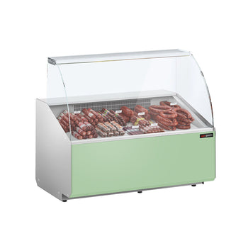 Lada chłodnicza - 1300 mm - 460 W - Standard z czarnym panelem przednim - Prime Gastro