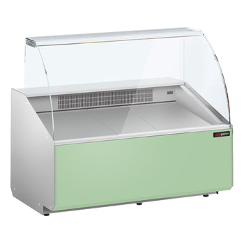 Lada chłodnicza - 1300 mm - 460 W - Standard z czarnym panelem przednim - Prime Gastro