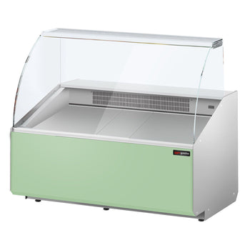 Lada chłodnicza - 1300 mm - 460 W - Standard z czarnym panelem przednim - Prime Gastro