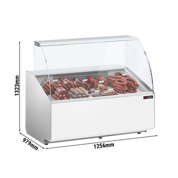 Lada chłodnicza - 1600 mm - Biały panel przedni - Prime Gastro